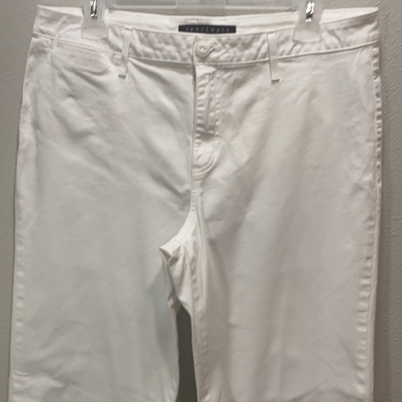 Sanctuary standard surplus Capri raw hem white - Picture 8 of 13